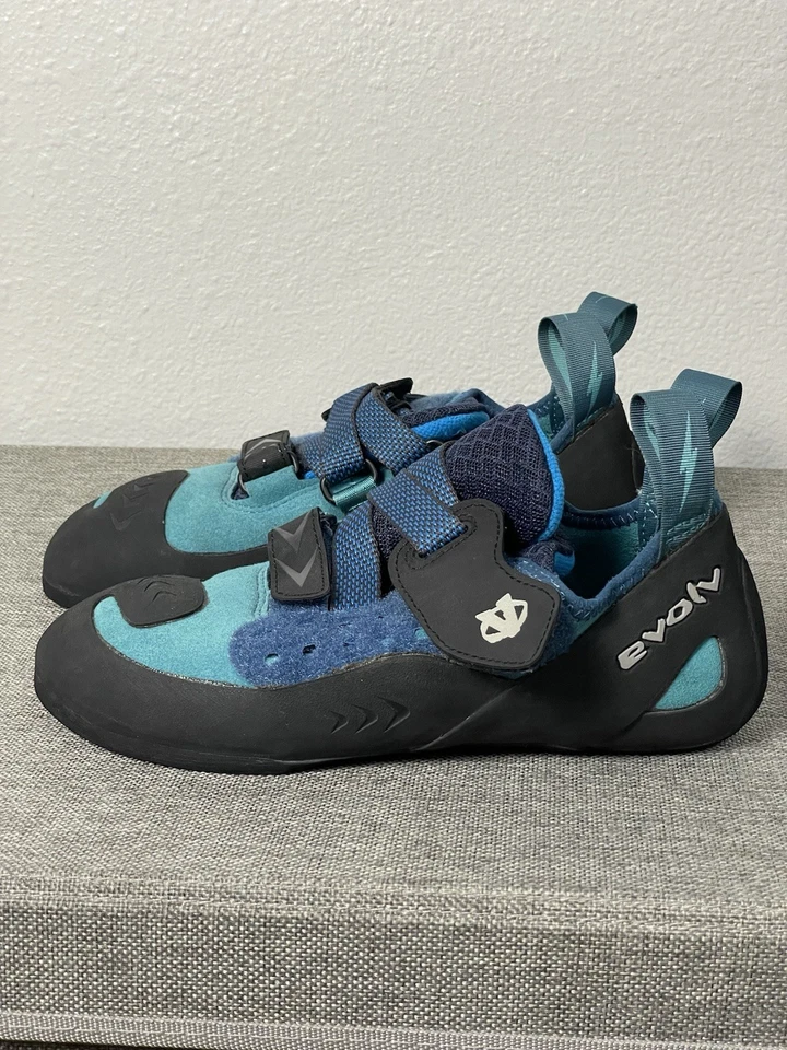 Evolv Kira Climbing Shoes Women’s Size US 9 / EUR 40 Teal Blue Excellent Cond - Image 3 of 4