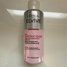 Image of L'Oreal Paris Elvive Glycolic Gloss Lamination Rinse-Off Hair Treatment NEW