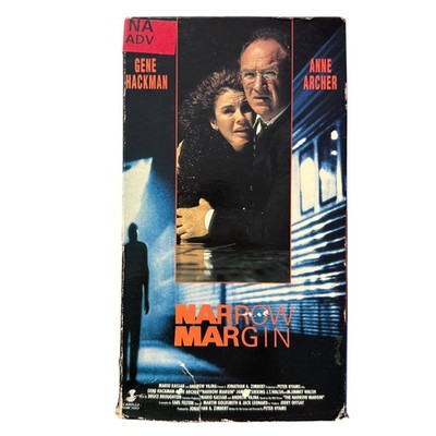 Narrow Margin VHS (1990) Gene Hackman Anne Archer Thriller Action Movie Tape