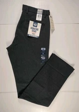 DOCKERS-NWT-Men's Grey Heather Signature Khaki Slim Fit Chino Pants-Size W33xL34