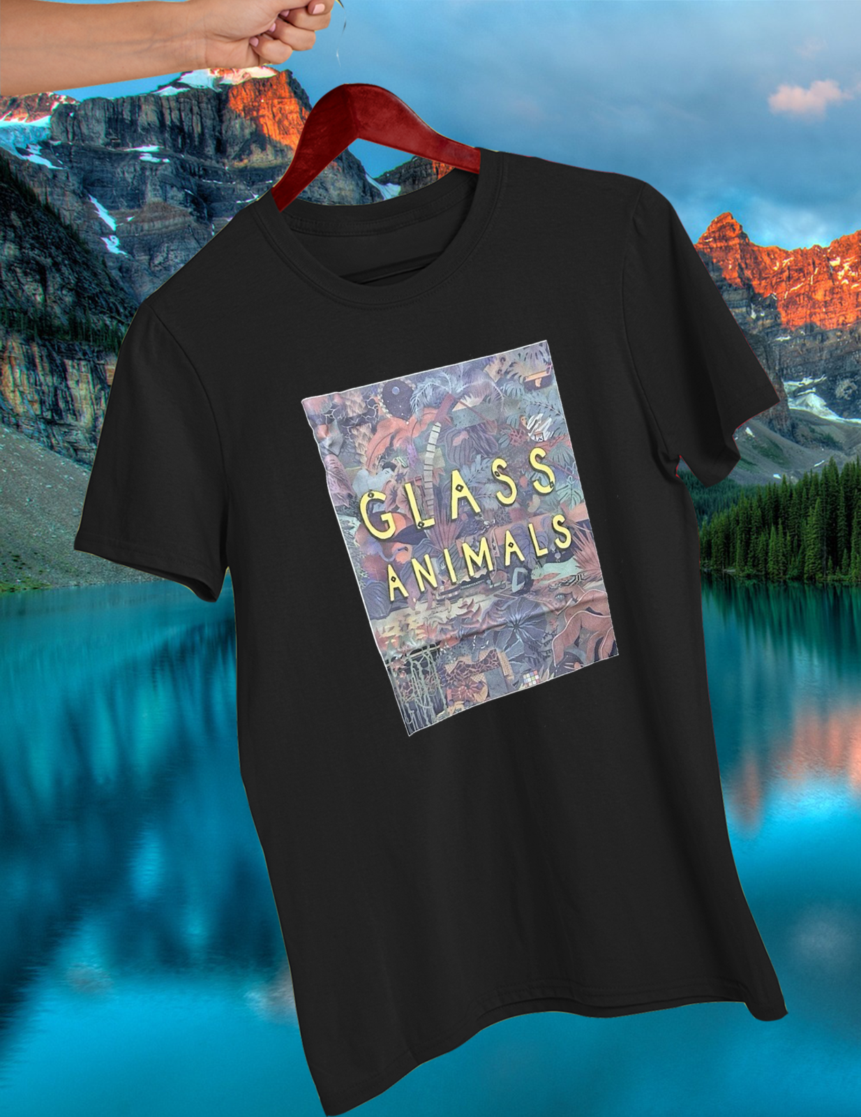 Glass Animals Band Album Rock Music Unisex Cotton Tee Full Size SG830