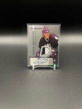 2005-06 Corey Perry Fleer Rookie Patch Auto /199 Hot Prospects Prized #217