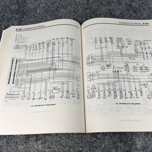 Nissan Maxima J30 SE GXE 1985-1992 Tuneup Service Repair Manual Wiring Diagrams - Picture 4 of 10