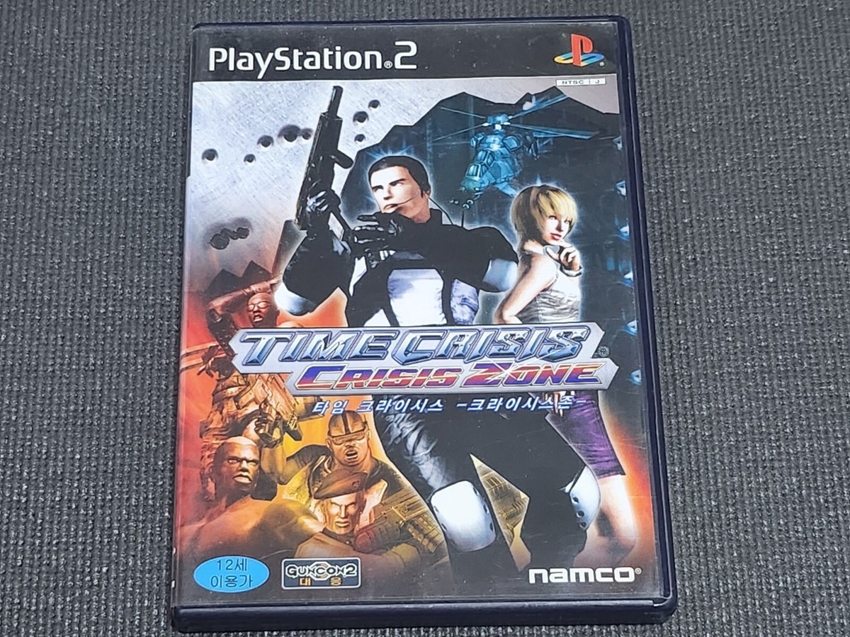 Sony PlayStation2 Time Crisis Zone Retro Game Korean Version for 