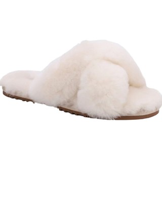 Lamo Women's Serenity Sheepskin Sandal Slippers - EW1902-CREAM