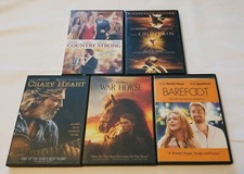 Country Strong, Fountain, Crazy Heart, War Heart & Barefoot DVD Lot