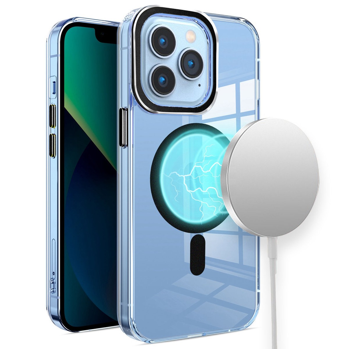 MagSafe Compatible Premium Hybrid Protective Clear Case for iPhone