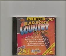KARAOKE CHARTBUSTER CD G HOT COUNTRY HITS CBCDG VOL.20281 DISC 281
