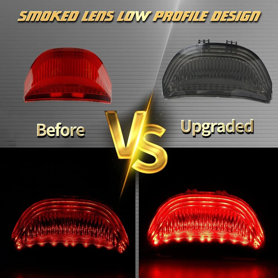 Светодиодный стоп-сигнал задний фонарь встроенный поворотник для Honda CBR 600RR 1000RR 2003-2007 годов выпуска - Изображение 3 из 4