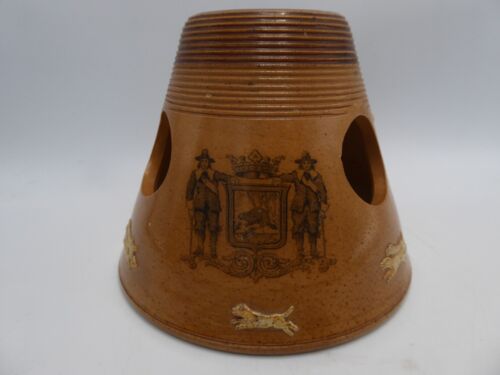 ANTIQUE ROYAL DOULTON POTTERY MATCH STRIKE HOTEL KNICKERBOCKER NEW YORK L.STRAUS - Picture 4 of 11