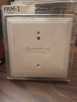 NOTIFIER FRM-1 Fire Alarm Intelligent Addressable Relay  Module white