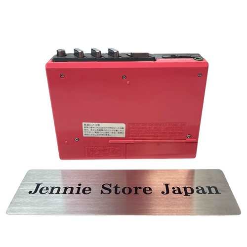 Sony WM-55 Pink Walkman Stereo Cassette Player w/ Case Tested Working from Japan - Picture 3 of 11