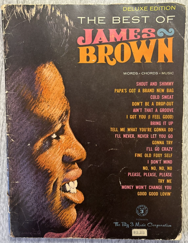 The Best of JAMES BROWN - Deluxe Edition Songbook - Voice Piano Guitar - 1968 - Afbeelding 1 van 9