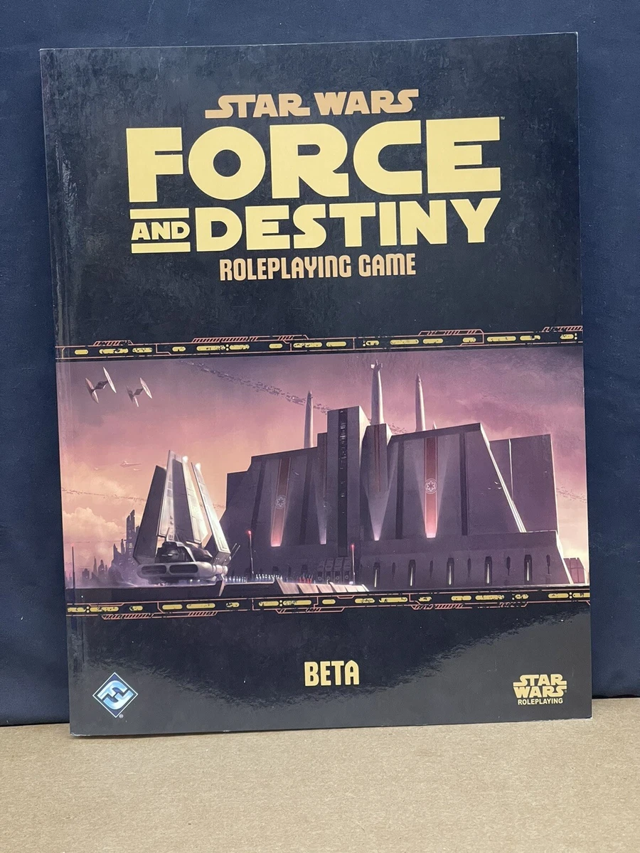 Star Wars Force And Destiny Role Playing Game Beta Sourcebook Fantasy  Flight RPG