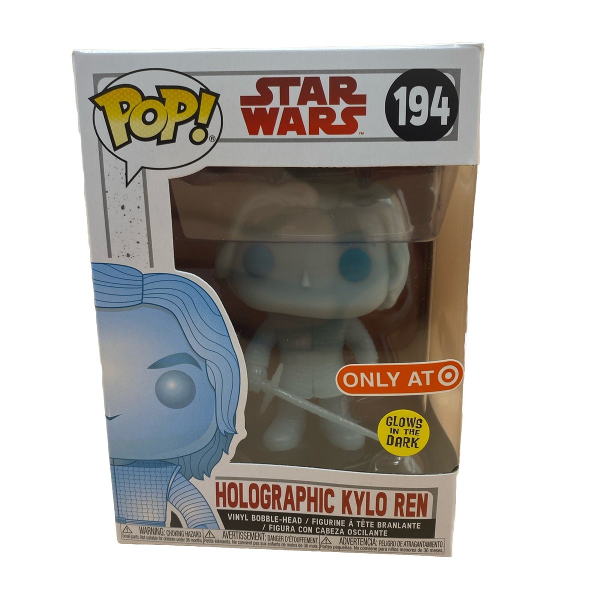 Funko Pop Star Wars Holographic Kylo Ren GITD Only At Target