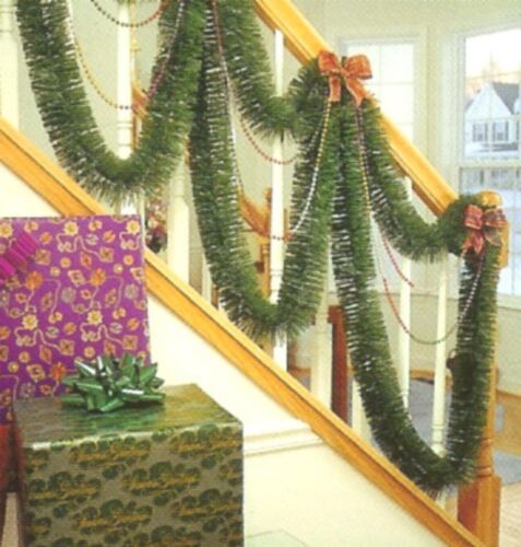 Guirlande de Noël 8 pieds décoration pin doux guirlande verte intérieur vert - Photo 1/1