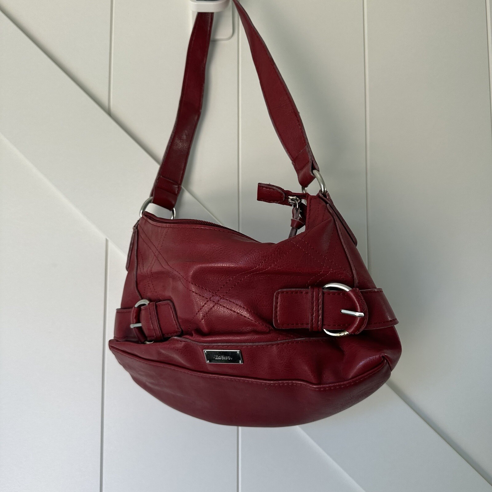 Liz & Co Red shoulder style purse hand bag
