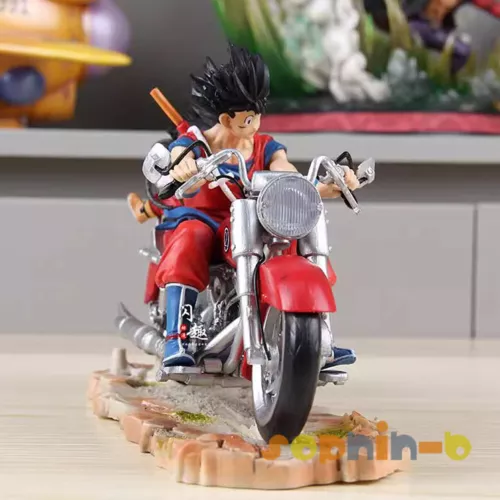 Anime DBZ Son Goku Gohan Motorcycle Bike PVC Model Statue Figure NEW - Picture 15 of 19