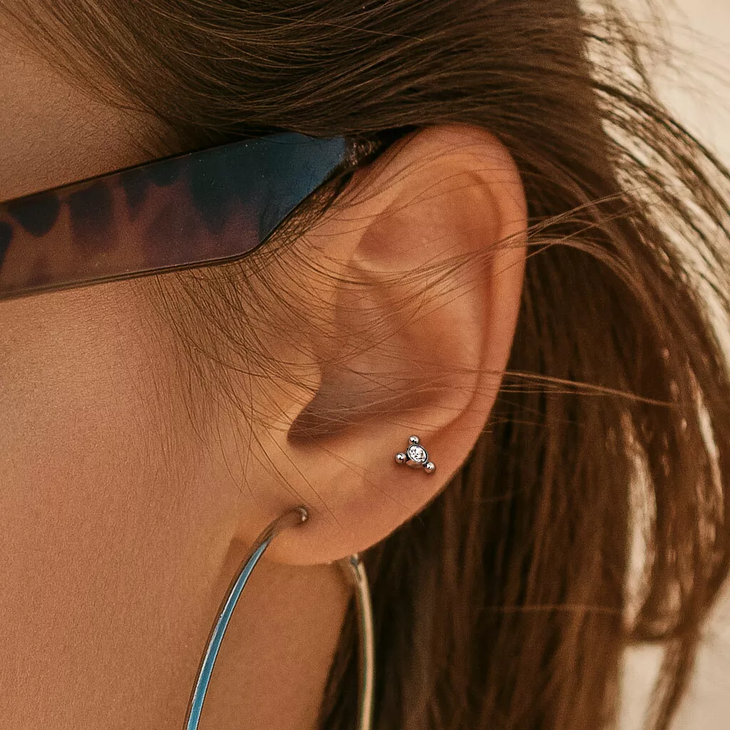 Tops for upper ear piercing deals