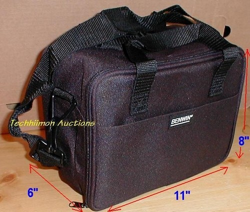 NEW BAG CASE FOR CAMCORDER CAMERA DRONE GOPRO STRAP BLACK SMALL UTILITY POUCH - Picture 3 of 8