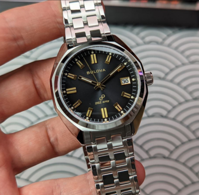 Bulova Jet Star Precisionist 96B415 Sapphire Crystal Gray Dial