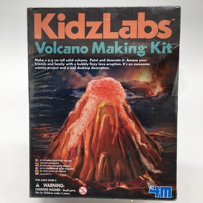 Volcano Making Kit by Kidz Labs Fun Science Product 4M NEW Factory SEALED Age 8+