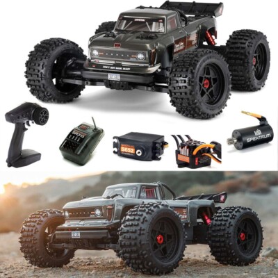 ARA4410V2T3 1/10 OUTCAST 4X4 4S V2 BLX Stunt Truck RTR, Gunmetal *** Y
