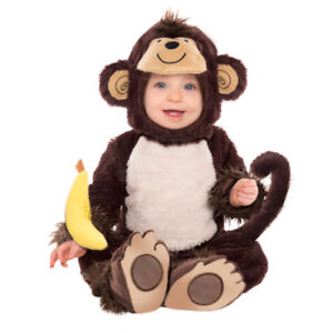 Susses Kostum Affe Gr 80 86 Baby Karneval Fasching Kinder Kostum Halloween Neu Ebay