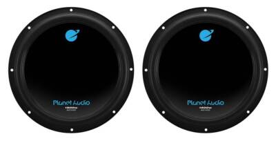 Planet Audio AC10D 10'' 1500 Watt 4 Ohm Dual Voice Coil Car Audio Subwoofer, Pair