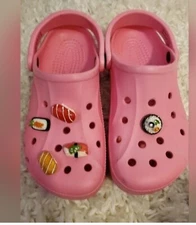 Crocs Clogs Size Women 8 Men 6 Pink 
