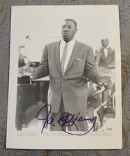 JOE WILLIAMS Signed Autographed Promo Photo Jazz Blues Legend