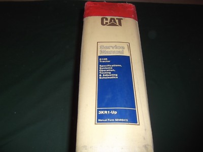 CAT CATERPILLAR D10R TRACTOR DOZER SERVICE SHOP REPAIR BOOK MANUAL S/N 3KR1-UP