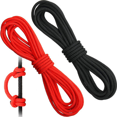 2 Pieces Archery D Loop Rope 10 Feet Archery Bowstring Serving Thread Release 