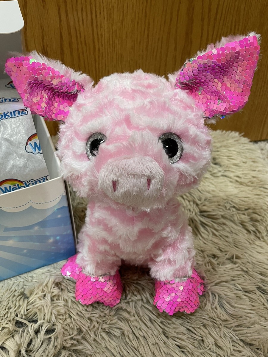 1点激推し！饅頭ウサギちゃんの ピンククンツァイト Webkinz NEXT Pinkalicious Pig Redemption Pet NEW Plush Rare