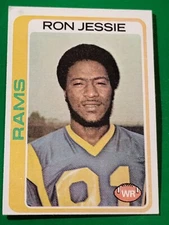 1978 Topps Football - #283 Ron Jessie - Los Angeles Rams Vg-Ex Condition 