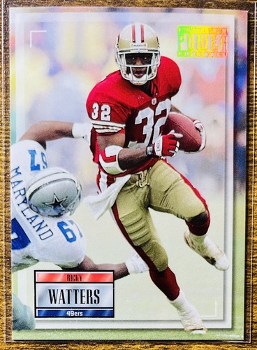 1993 PRO SET POWER RICKY WATTERS #32 SAN FRANCISCO 49ERS NM-MT - 第 1/2 張圖片
