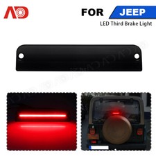 For 96-06 Jeep Wrangler TJ LED Rear Third 3rd Brake Tail Light Stop Lamp Smoked
