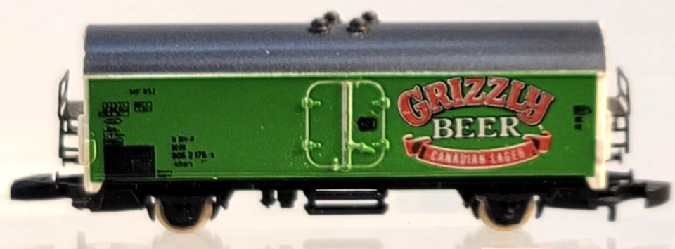 Z Scale Marklin Mini-Club 8600 Grizzly Beer Car DB - Image 3 of 4