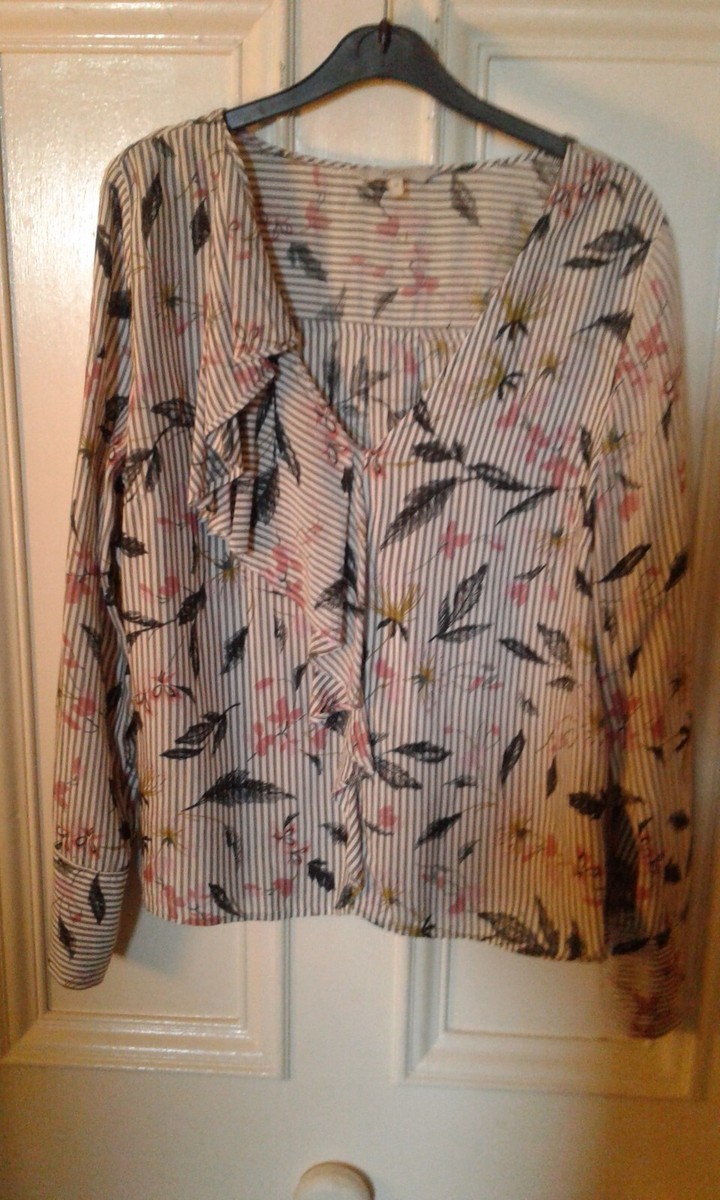 Top Femme NEXT Taille 12 Multicolore - Manches Absentes, Encolure En V, Occasion Très Bon État
