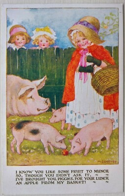 Millicent Sowerby. Bauernhof Haustiere. Ich weiß, du magst Obst zum Knampfen. Schweine.
