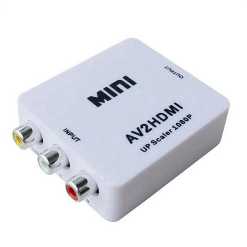 RCA AV to HDMI HD Converter Composite CVBS Video Adapter Wii NES SNES(AV2HDMI) - Image 3 of 4