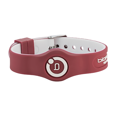 Bioflow Sport Flex Magnetic Therapy Wristband Maroon/White From Bioflow  Direct
