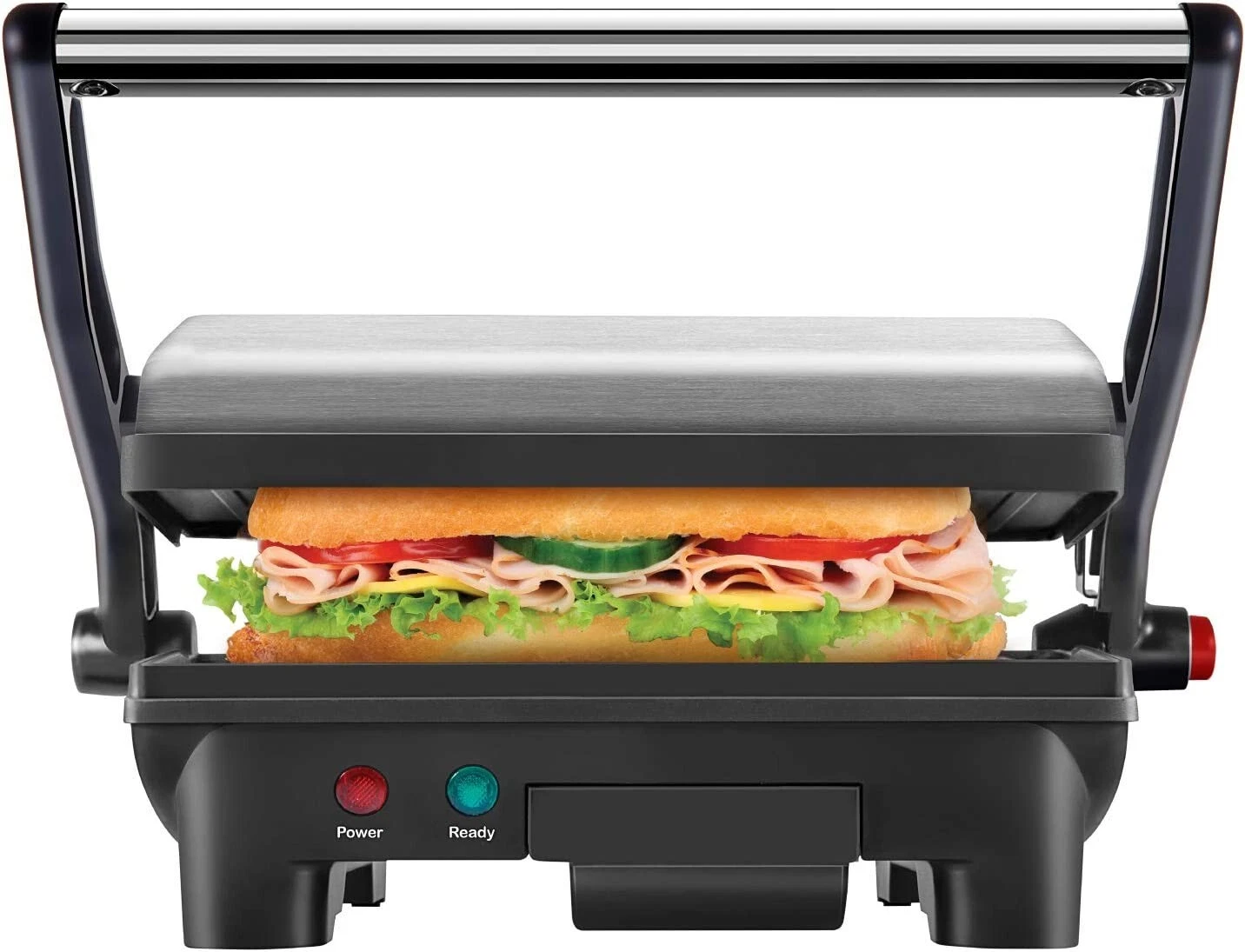 Chefman Electric Panini Press Grill Sandwich Maker Nonstick Stainless Steel
Opens in a new window or