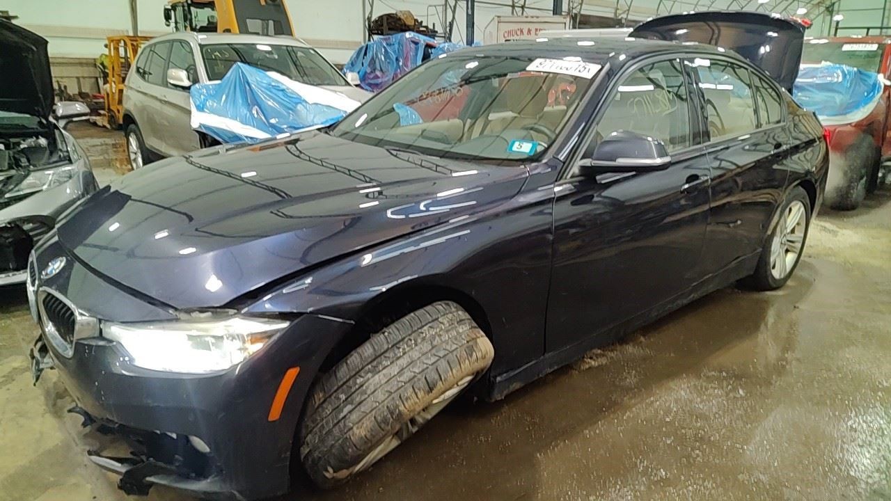 Driver Left Caliper Front Without Sport Brake Fits 12-18 BMW 320i 7011260
