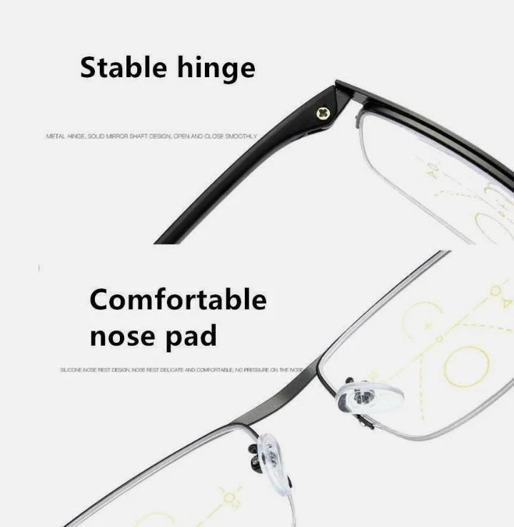 Deutsche intelligente farbige Gleitsicht Autofokus Lesebrille - Bild 4 von 4