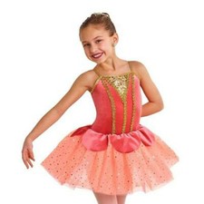 Dance Costume Small Adult Curtain Call E2041 Ballet pointe YAGP Polka Dots Tutu