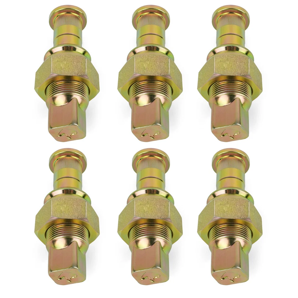 QTY 6-колесные гайки и шпильки комплект задний (Rh) для ISUZU NPR NPR-HD NQR NRR 8-97147-612-2 - Изображение 2 из 4