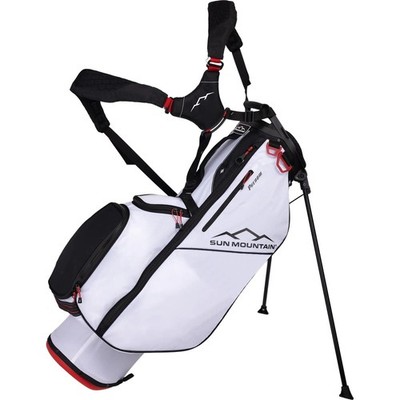 New Sun Mountain Golf Junior Phenom Stand Bag White/Black/Red
