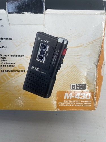 Sony M-430 Microcassette Recorder Voice Recorder BOXED & MANUALS GOOD CONDITION - Picture 12 of 22