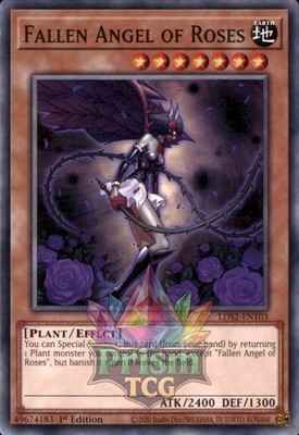 1. Auflage Gefallener Rosenengel LDS2-DE103 Yugioh